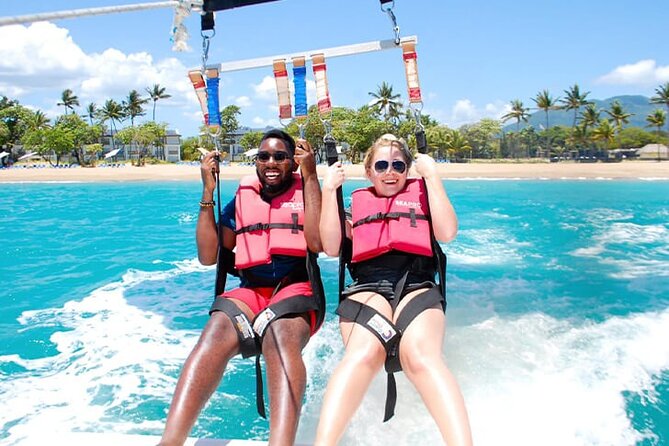 From Punta Cana: Amazing Activity Parasailing Hotel pickup - What the shared boat arrangement means