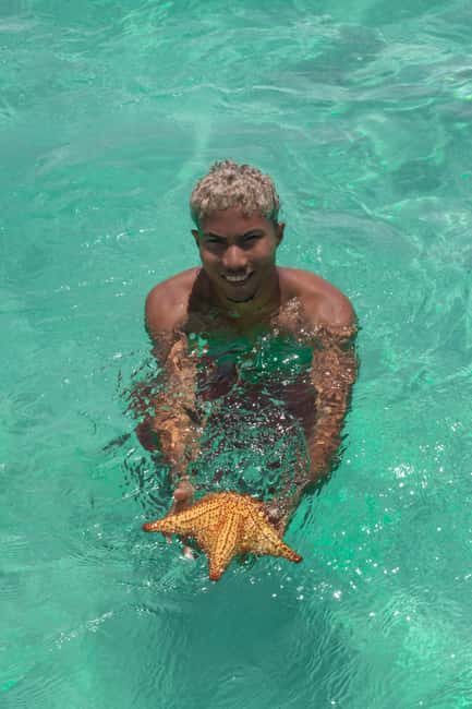 From Punta Cana: Catamaran Tour to Saona Island with Open Bar and Buffet - The natural pool stop is more than a photo break