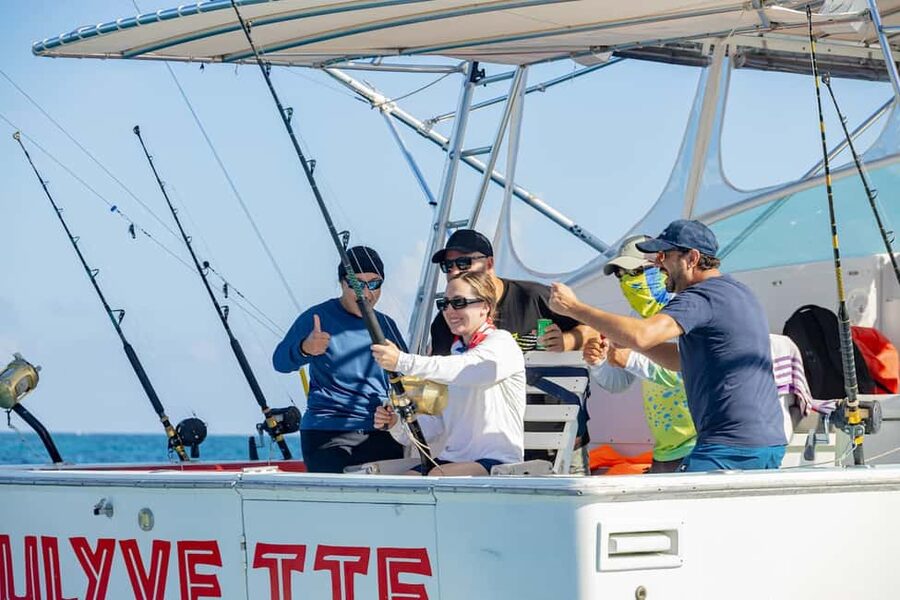 From Punta Cana: Deep Sea Fishing Tour by Boat with Drinks - The open-water ride and Punta Cana views
