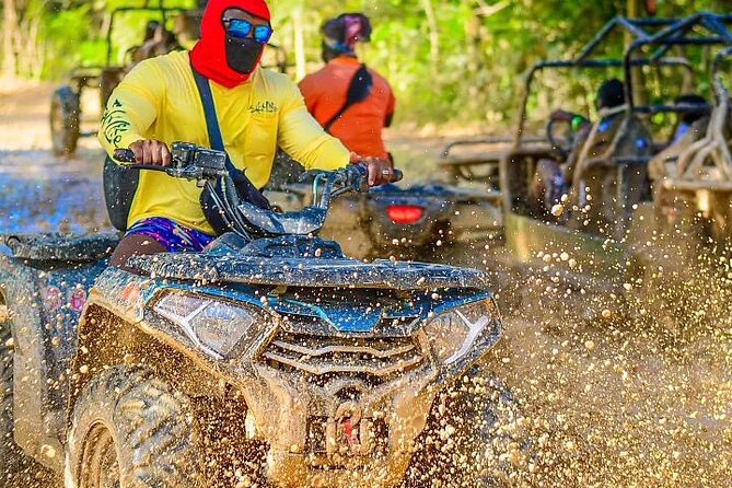 Full Day ATV, Coffee, Chocolate Tasting & Party Boat - ATV trails, coffee, chocolate, and a cenote