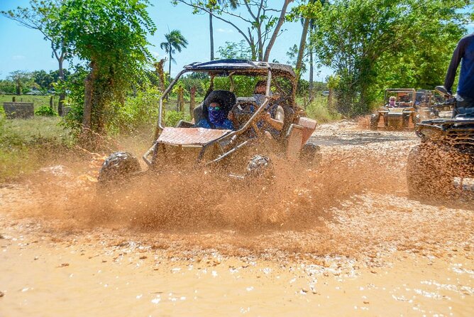 Full-day Buggy & Party Boat tour: snorkel, open bar, cave pool - Music, dancing, and the open bar