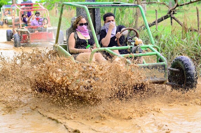 Full-day Buggy & Party Boat tour: snorkel, open bar, cave pool - Pickup and the early start