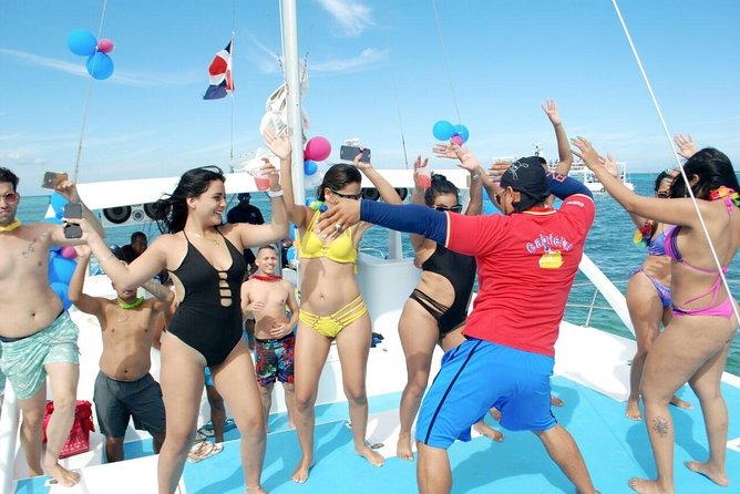 Fun Package Parasailing & Party Boat From Punta Cana - Snacks and the open bar: included, with a narrow drink choice
