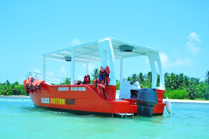 Glass-bottom boat tour to Punta Cana - A glass-bottom boat with more than a view