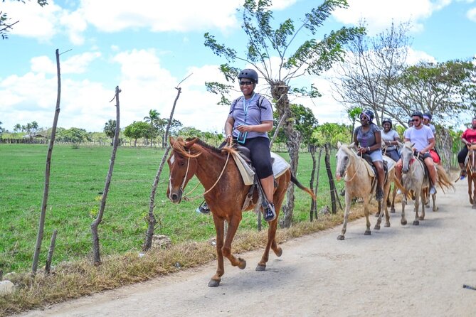 Guided Horseback Ride On The Beach With Pickup From Punta Cana - The trail before the beach