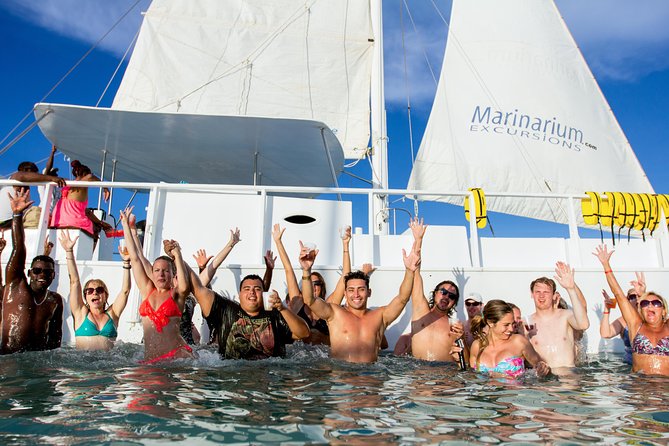 Happy Hour Sailing Cruise from Punta Cana - Swimming in the shallow natural pools