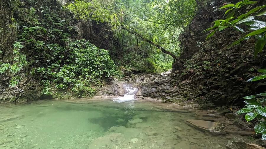 Hiking Tabernacle Thundering Waterfall - Three hours of pools, climbs, slides, and falls