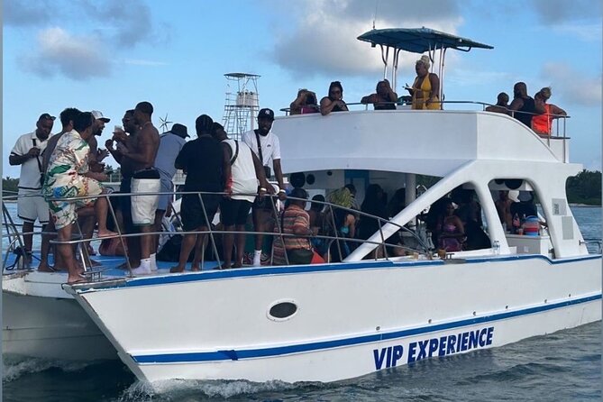 Hip Hop adult only Party Boat with Unlimited drinks and Sandbar - What $63 includes, and what it does not