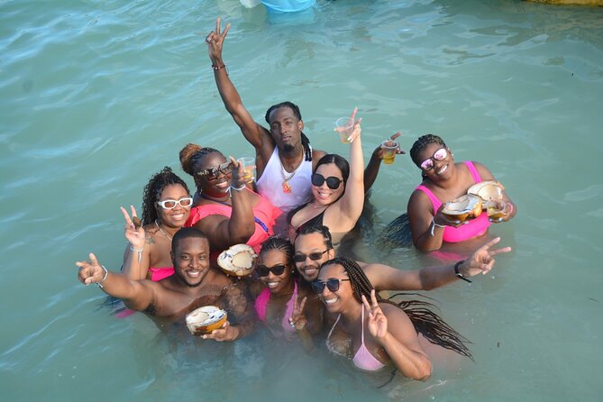 Hip Hop Party Boat Booze Cruise with Open Bar (Adults Only) - The slide, fruit, and floating party