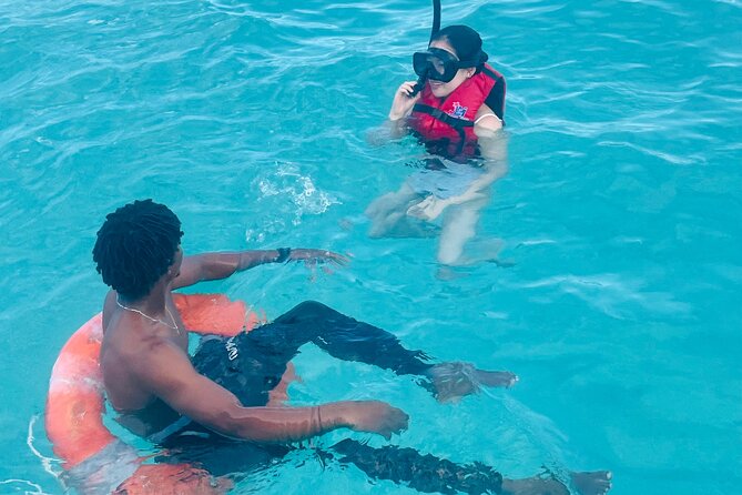 Hip hop party boat cruise & Snorkel: Wonderful time in Punta Cana - The shallow-water stop and beach-style party