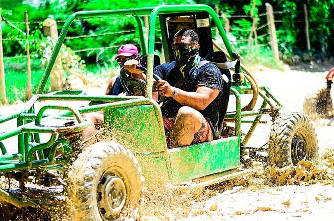 Horseback riding and ATV or Buggy with Party Boat with Lunch - Swimming in the 25-foot water cave