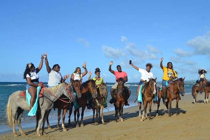 Horseback Riding on Puerto Plata - The horses and the guide support