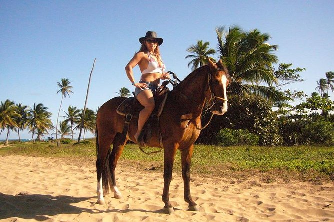 Horseback Riding Tour Adventure on the Beach - Leaving the resort for Rancho Caribeño