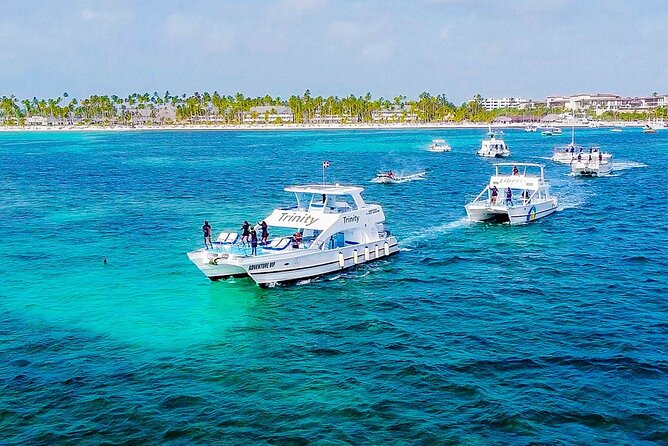 Infinity party boat in Punta Cana - Snorkeling, swimming, and water time