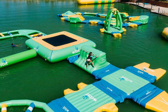 Jet Ski Punta Cana Water Park with Zipline & Inflatable Course - The inflatable obstacle course and Donut Ride
