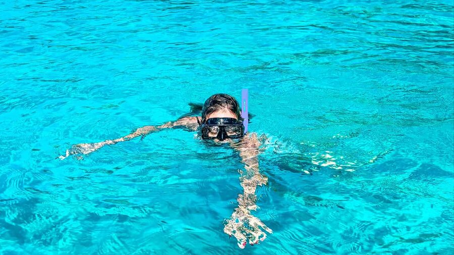 La Romana: Saona Crusoe VIP for cruise guests - The natural pool and large starfish