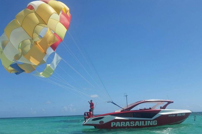 Parasailing Adventure Punta Cana - The boat ride and launch