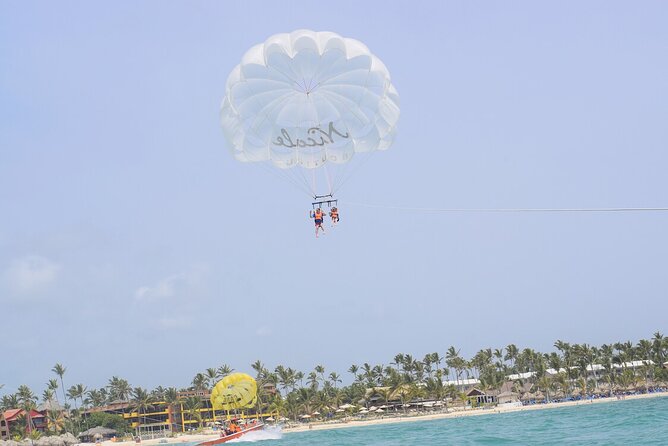 Parasailing in Punta Cana - The flight over Bavaro Beach
