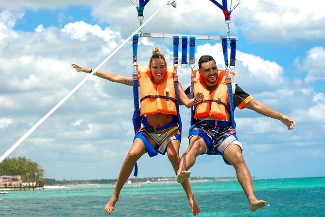 Parasailing in Punta Cana with Stunning Ocean Views - Eight minutes with the Caribbean below