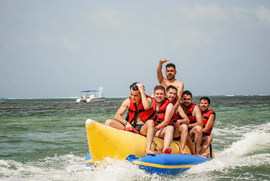 Party Boat and Snorkelling in Punta Cana - The natural pool is where the party peaks