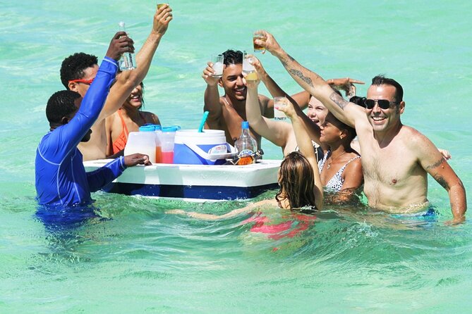 Party Boat /View Dolphins / Snorkling /Free Drinks and Transportation - Dolphin viewing from a distance