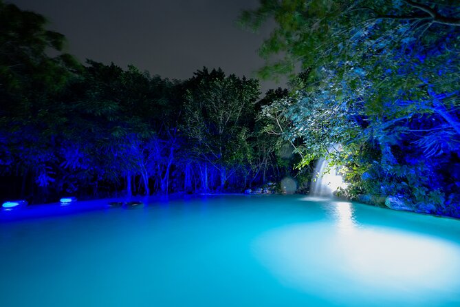 Polaris At Night, Waterfall Pool + Surf & Turf Dinner - Key points at a glance