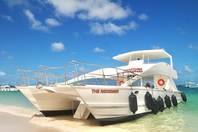 Private, All Inclusive, Double-Decker Catamaran in Punta Cana - The reef stop and your snorkeling choices