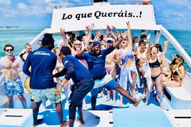 Private Catamaran Cruise with Slide & unlimited drinks - Snorkeling first, before the drinks begin