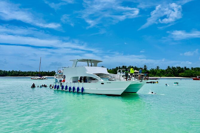 Private Catamaran with Sound system, Slide, Open bar & Snorkeling - Why this boat works for a celebration