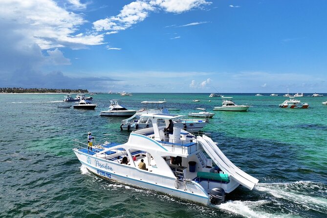Private Cruise Party with Drinks and Snorkeling in Punta Cana - The Playa Bibijagua slide stop