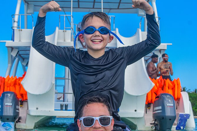 Private Luxury Double Slide Party Boat - A private catamaran built for group fun