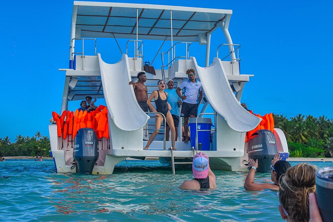 Private Luxury Double Slide Party Boat - Sailing along Bavaro Beach