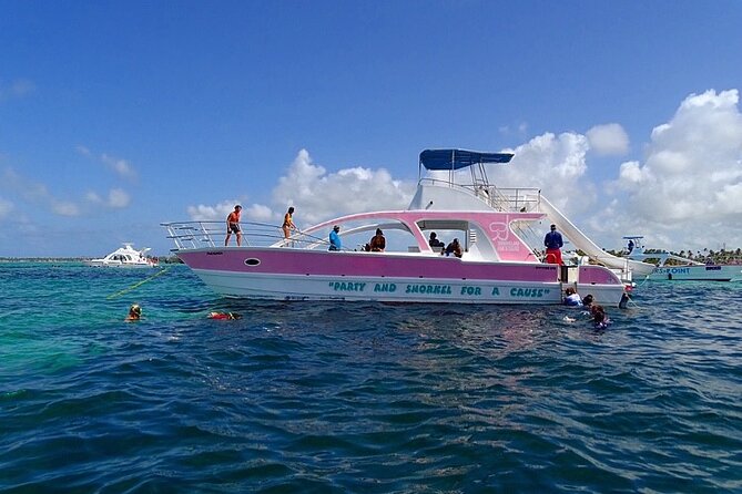 Private Party Boat with Slide and chicken skewers at Punta Cana - Key points at a glance