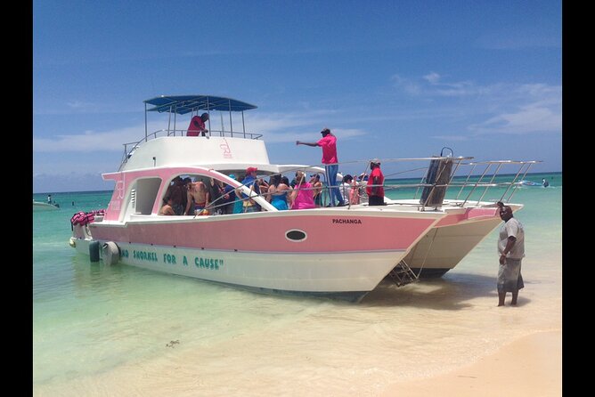 Private Party Boat with Slide and chicken skewers at Punta Cana - What to pack and what to clarify