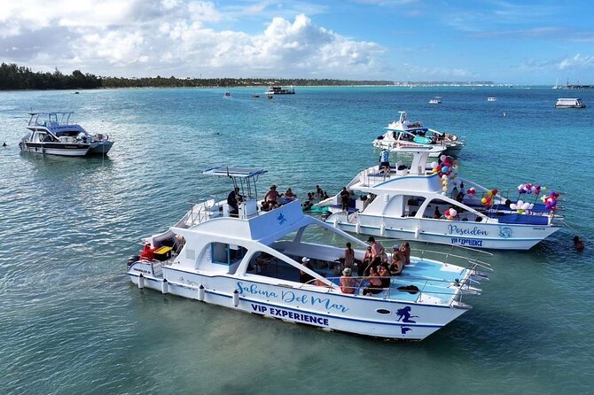 Private Punta Cana Boat Cruise with Snorkeling & Open Bar Party - The natural pool and sandbar stop
