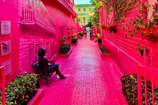 Puerto Plata City Tour Amber Cove Taino Bay Hotels - Umbrella Street and the pink Paseo de Doña Blanca