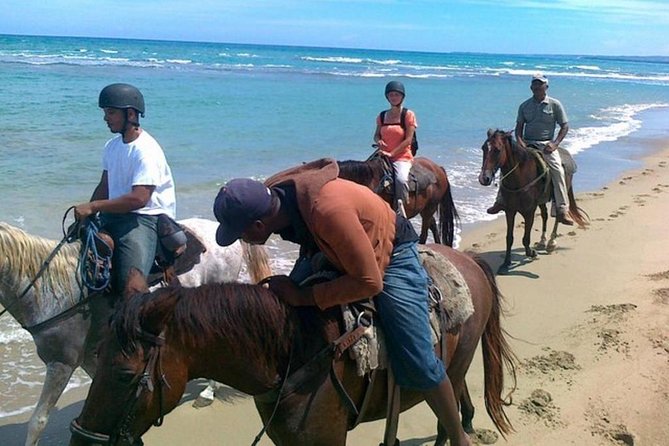 Puerto Plata: Sunset Beach Horseback Riding - Riding into the sea at sunset