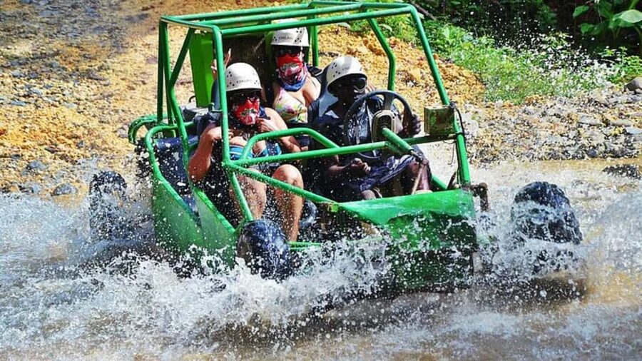 Punta cana 6-in-1: Buggies/Ziplines/Horses/Culture - Flying above the trees on the zipline circuit