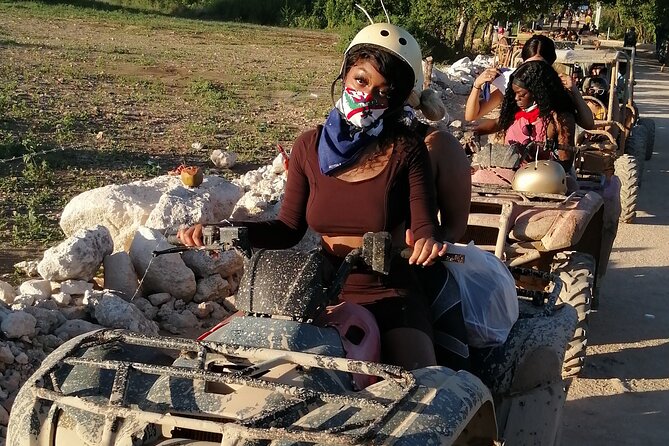 Punta Cana Adventure: Offroad 4x4 ATV - Cave and Macao Beach Dip - Communication and group size
