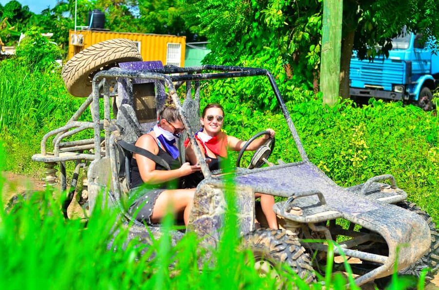 Punta Cana Amazing Dune buggy For Small Groups and Pickup - The cenote stop: refreshing, but check the conditions
