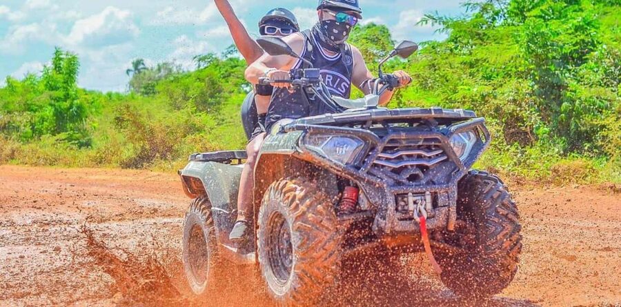 Punta Cana ATV Adventure: Beach & Cenote Tour with Pickup - Riding through private jungle trails