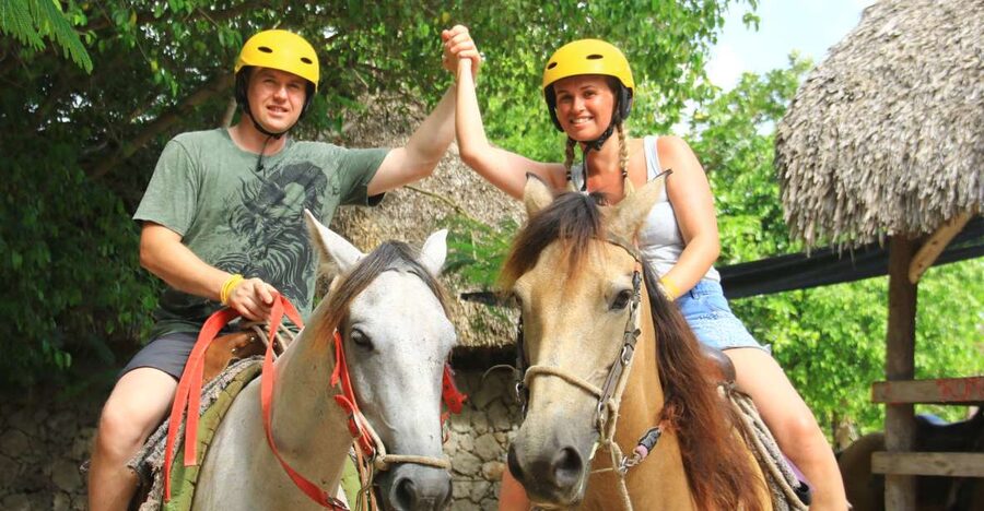 Punta Cana: Bávaro Adventure Park Horse Riding & Waterfalls - A four-hour park visit, not a full-day horseback trek