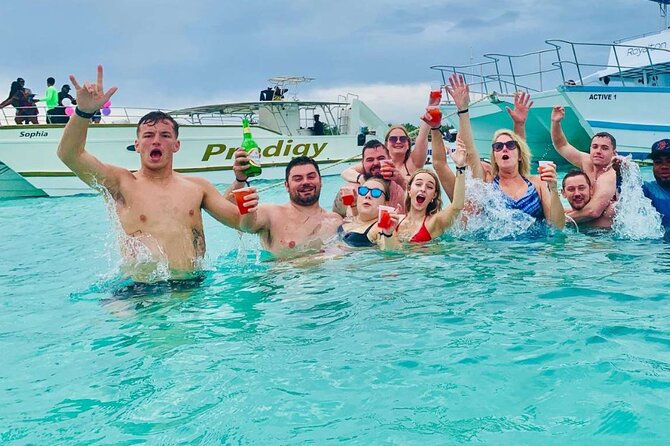 Punta Cana Booze Cruise, Snorkeling, Bar Entertainment Open Bar - Beach time and the famous sandbar