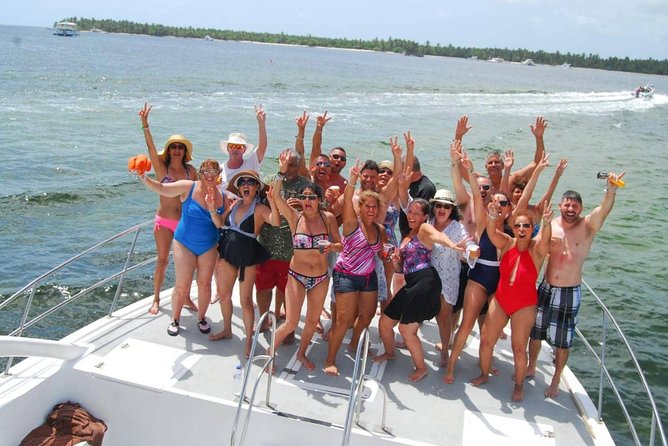 Punta Cana Booze Cruise with Snorkeling, Natural Pool & Open Bar - The natural pool and floating bar