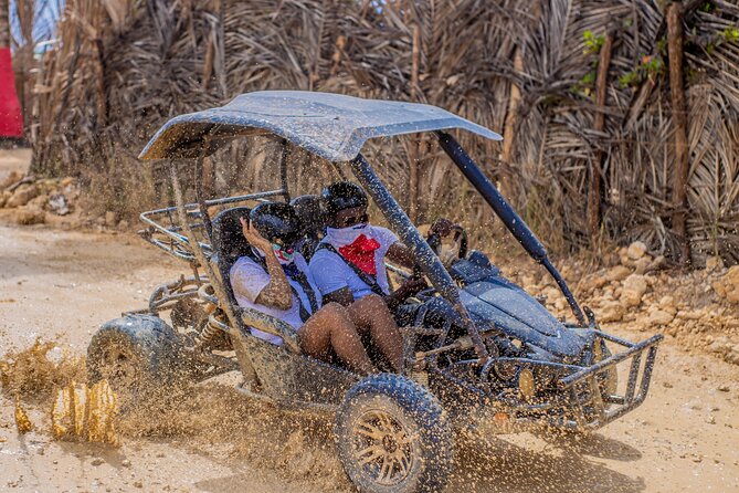 Punta Cana Buggy Adventure + Horseback Ride & Free Pick-Up - Getting set at Rancho Macao Adventure Boogies