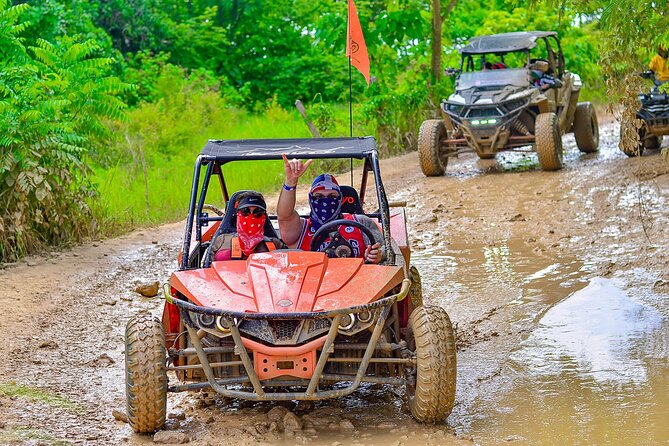 Punta Cana Buggy Adventure to Macao Beach with Taino Cave Swim - Key points at a glance