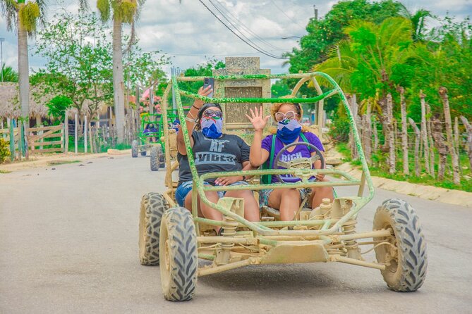 Punta Cana Buggy Adventure to Water Cave and Macao Beach - Swimming in the natural cave