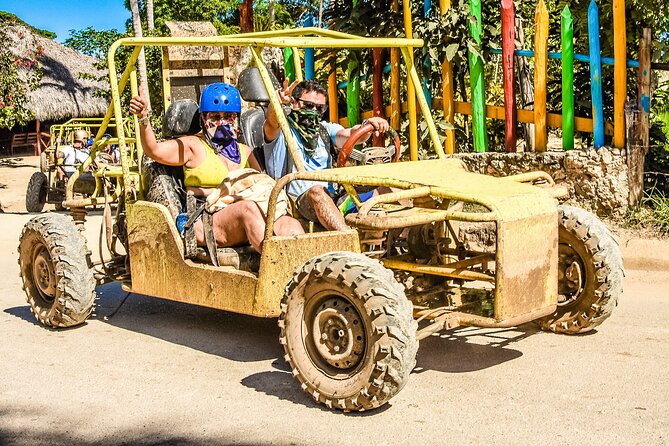 Punta Cana Buggy + Cave Dip, Beach Swim + Party Boat & Snorkel - What the guide and group size mean for your day