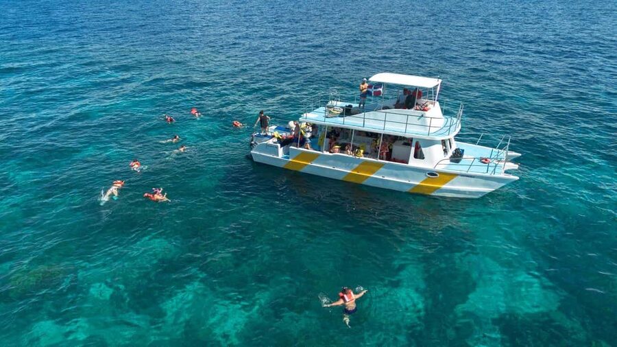 Punta Cana: Catalina Island Trip with Snorkeling - The catamaran ride to Catalina Island