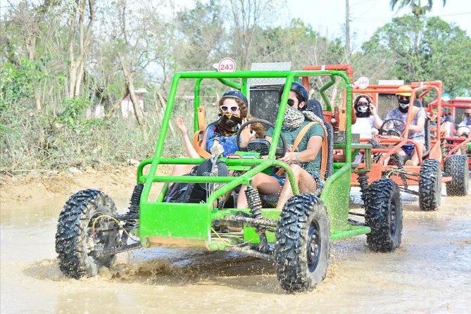 Punta Cana Dune Buggy Adventure and Amazing Water Cave - The muddy run to Macao Beach